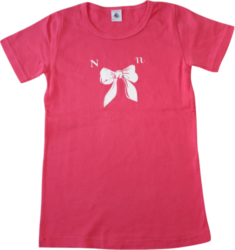Petit Bateau Shirt Kurzarm pink Größe 134/140