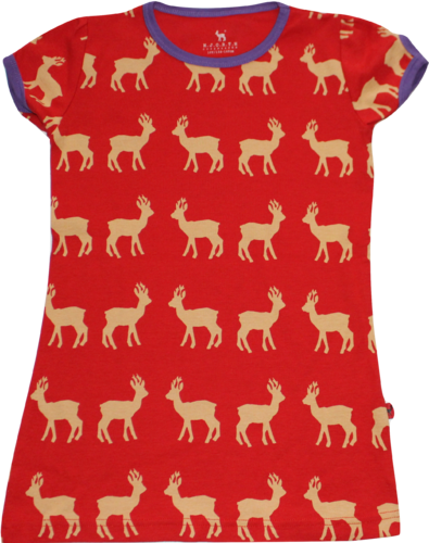 H.J.O.R.H Copenhagen Shirt Hirsche rot Größe 134/140 (10 Jahre)