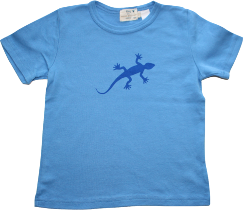 Boy by Green Cotton Shirt blau Gecko Größe 104