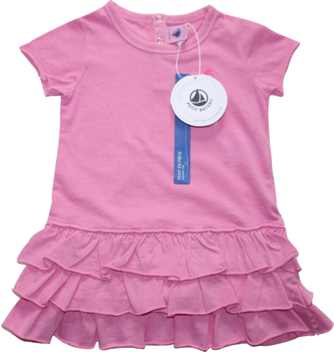 Petit Bateau Kleid pink Größe 80 (81cm, 18 Monate)