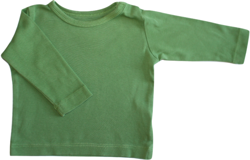H & M Shirt Langarm grün Organic Cotton Größe 62 (2 - 4 Monate)