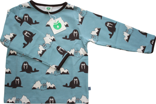 Smafolk Shirt Langarm Walrösser Größe 92/98 (2 - 3 Jahre)
