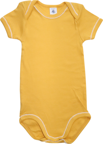 Petit Bateau Body Kurzarm Gelb Größe 98 (4 Jahre, 102 cm)
