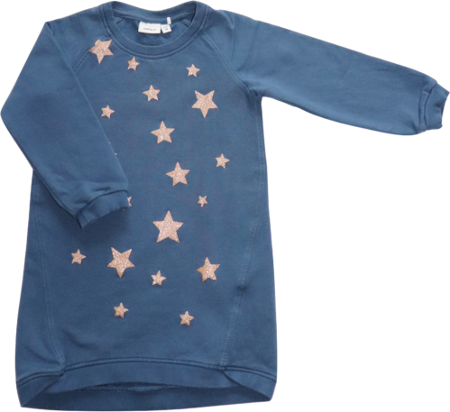 Name It Kleid Blau Sterne Größe 98 (2 - 3 Jahre)
