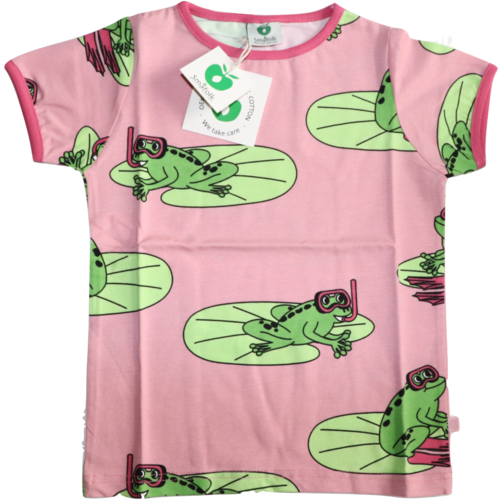 Smafolk Shirt Kurzarm Frosch Größe 104/110 (4 - 5 Jahre)