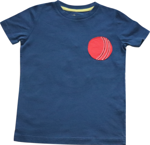 Mini Boden Shirt Blau Kurzarm Größe 110 (4 - 5 Jahre)